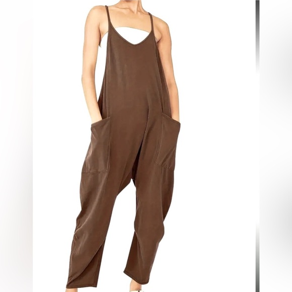 Pants - Brown Harem Style Jumpsuit Boutique New! Never Worn🤎